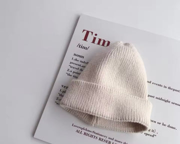 Cream Beanie