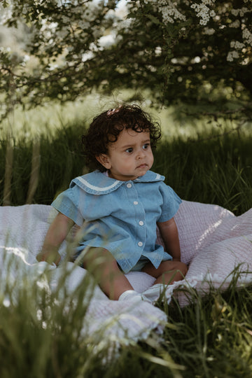 Denim Sailor Shirt and Bloomers
