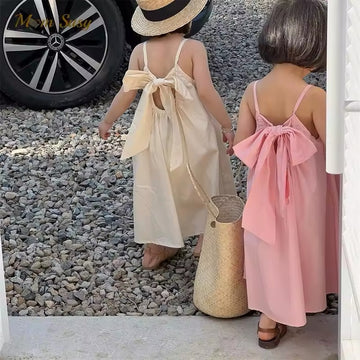 Pink Tie Up Dress