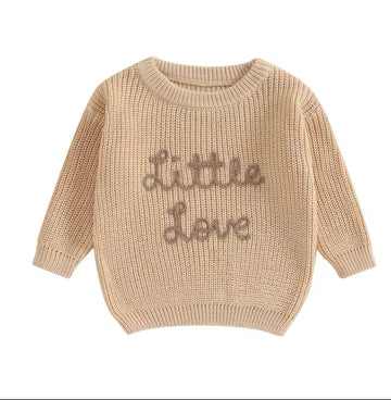 Litttle Love Knit Jumper - Neutral