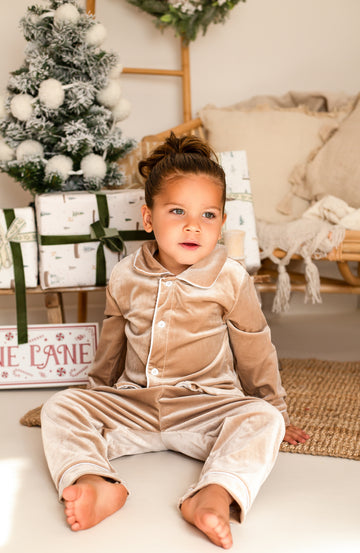 Gold Velvet Pyjamas