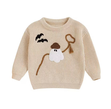 Neutral Ghost Halloween Jumper