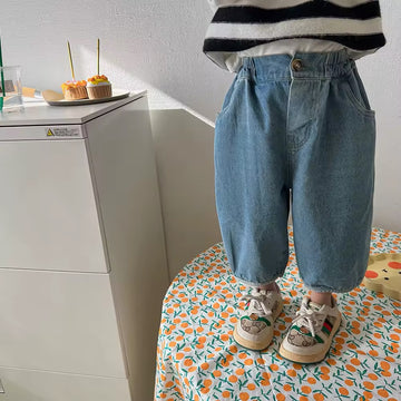 Cropped Denim Jeans