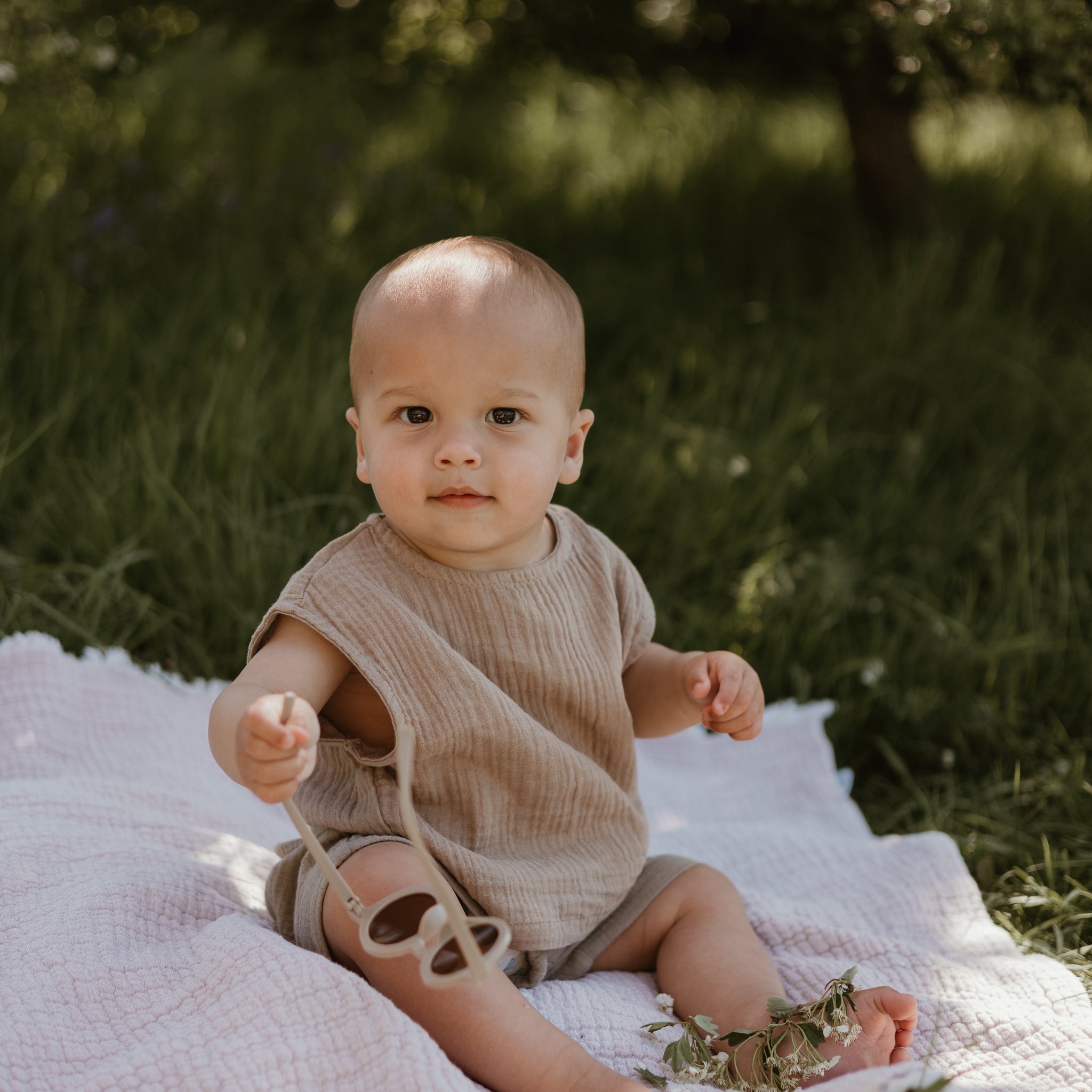 Sleeveless Top and Shorts Set