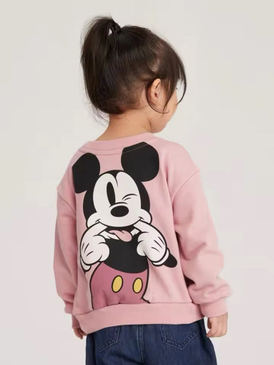 Cartoon Mouse Print Sweatshirt