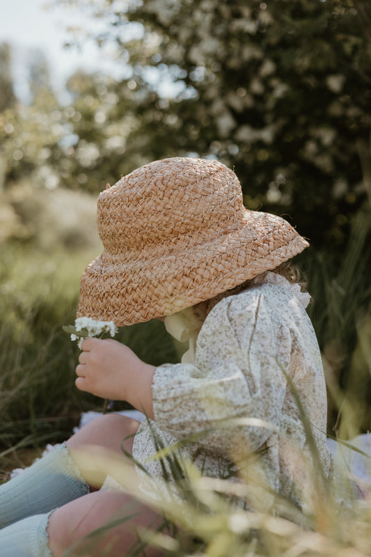 Rafia Tie Sun Hat