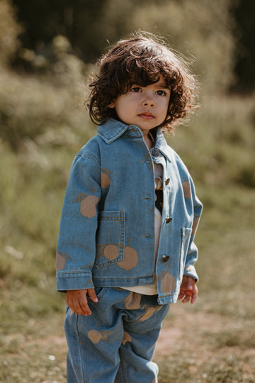 Lemon Print Denim Jacket