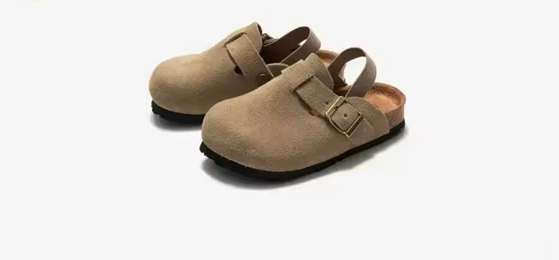 Suede Clog - Sand