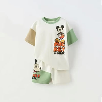 Cartoon Mouse Short Set