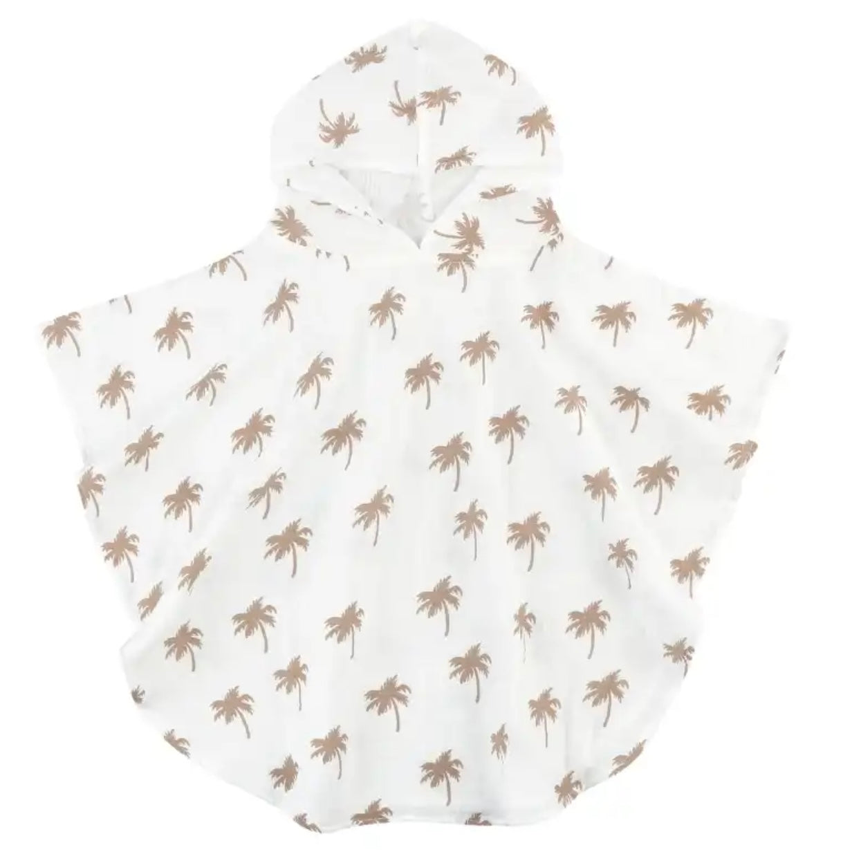 Palm Tree Muslin Poncho