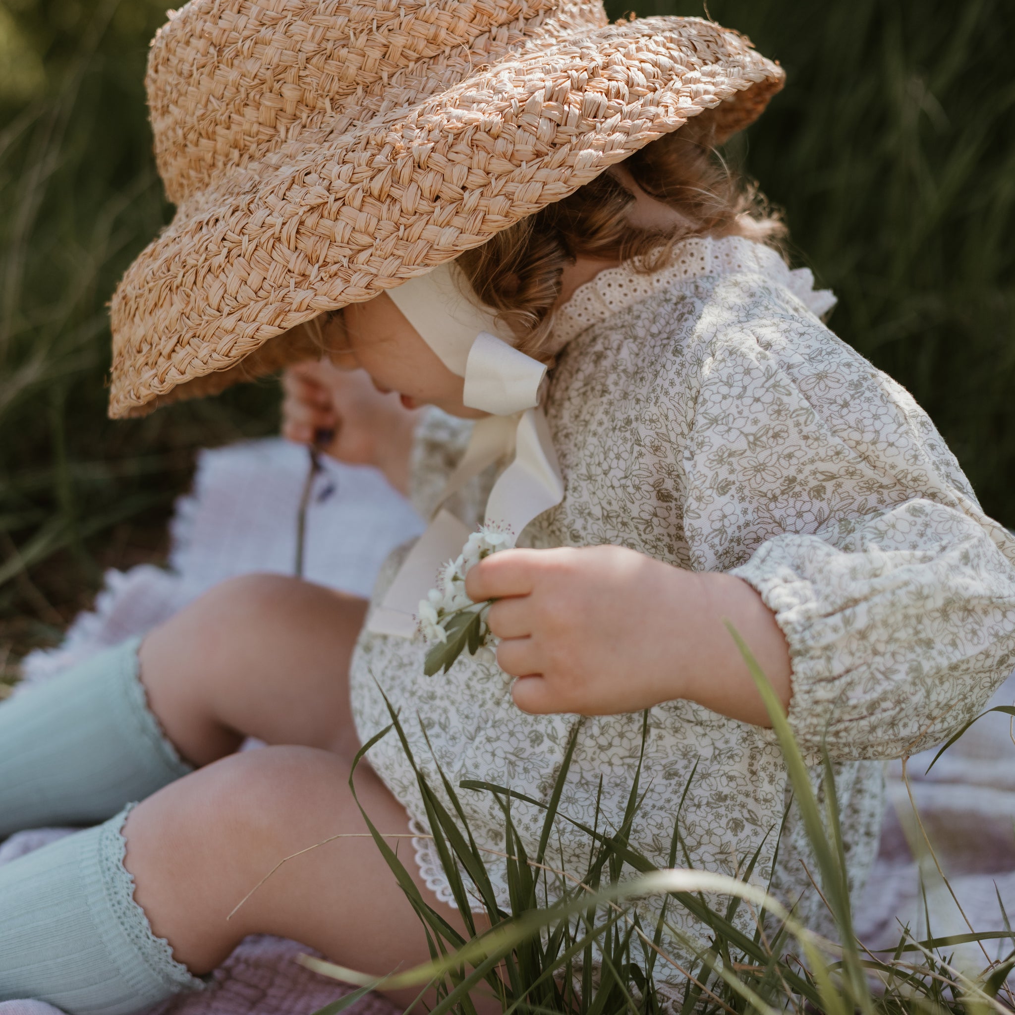 Rafia Tie Sun Hat