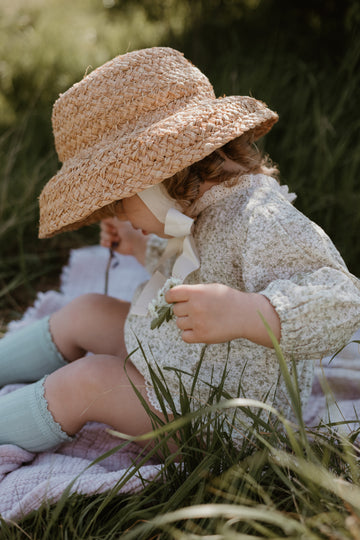 Rafia Tie Sun Hat