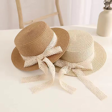 Lace Trim Sun Hat