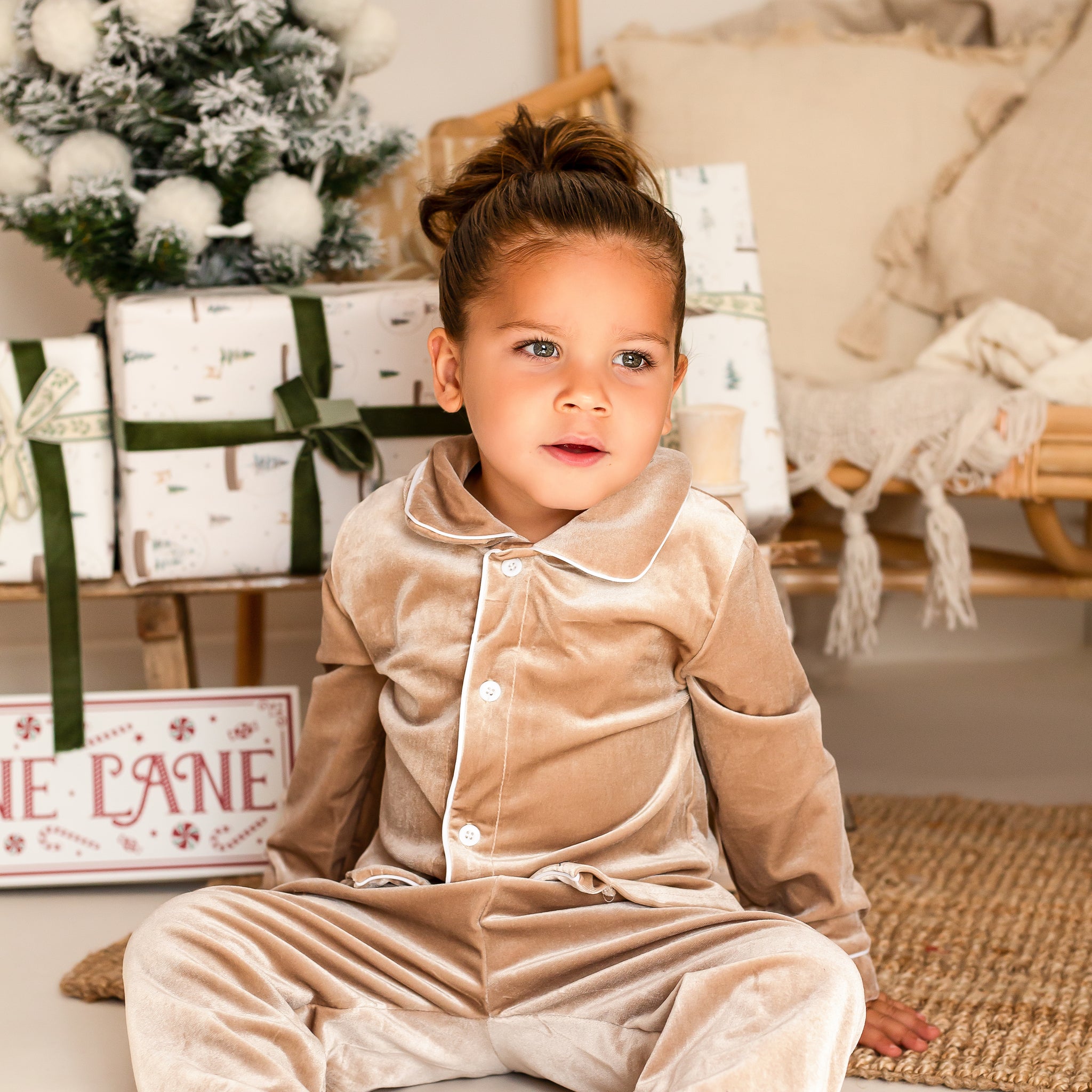 Gold Velvet Pyjamas