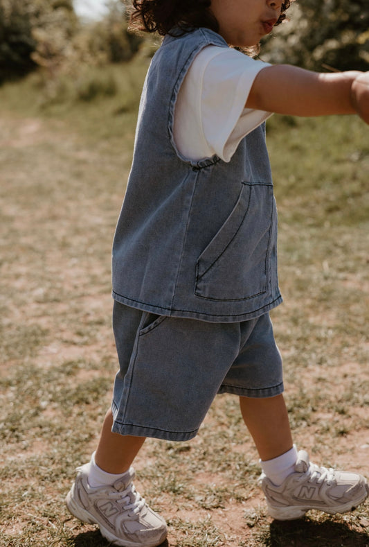 Denim Sleeveless Co ord
