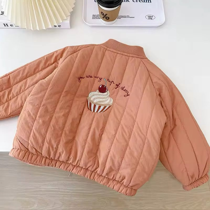 Cherry Bomber Jacket