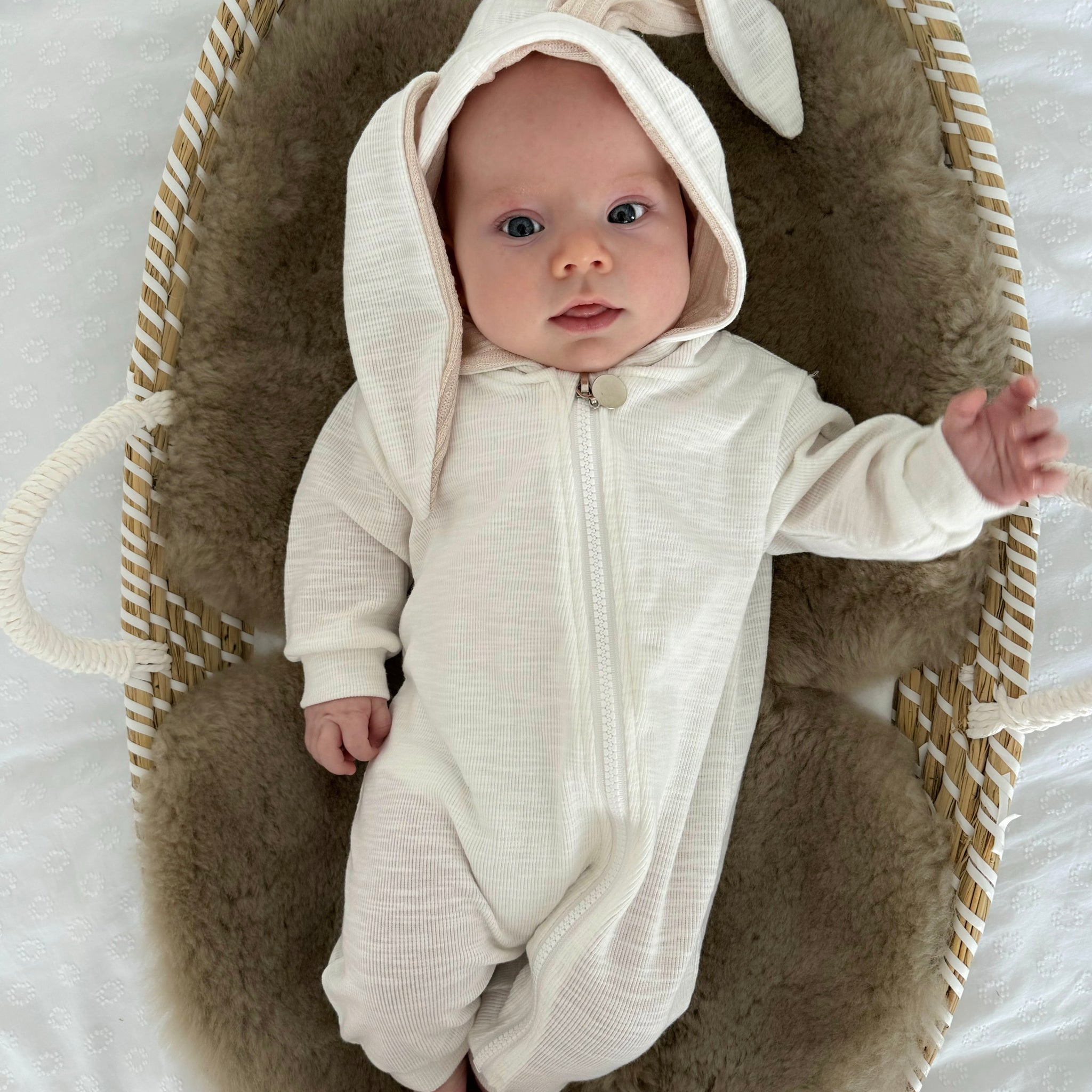 Bunny Zip Up Romper