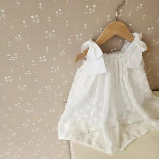Bow Sleeve Bodysuit - White