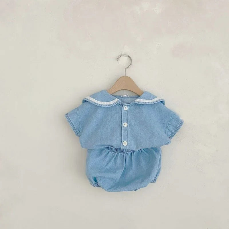 Denim Sailor Set