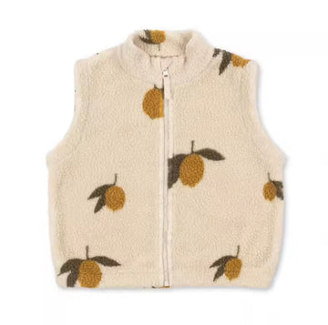 Lemon Fleece Gilet