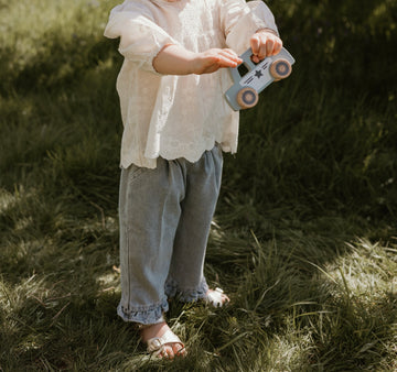 Frill Hem Jeans