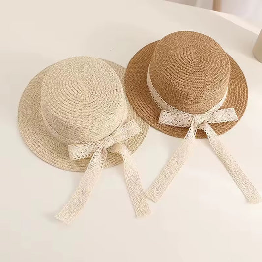 Lace Trim Sun Hat