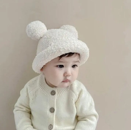 Cream Teddy Hat