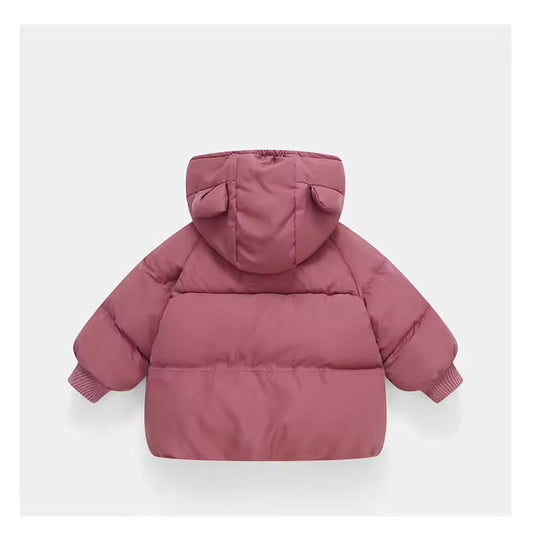 Padded Ear Coat - Pink