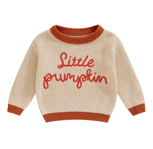 Knitted Pumpkin Jumper