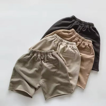 Raw Hem Jogger Shorts