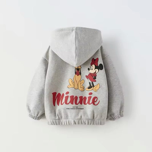 Cartoon Mouse Zip Up Hoody