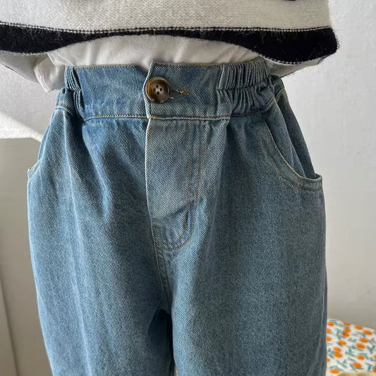 Cropped Denim Jeans